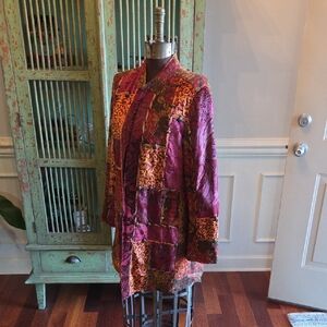 NWT Colorful Patchwork Jacket M